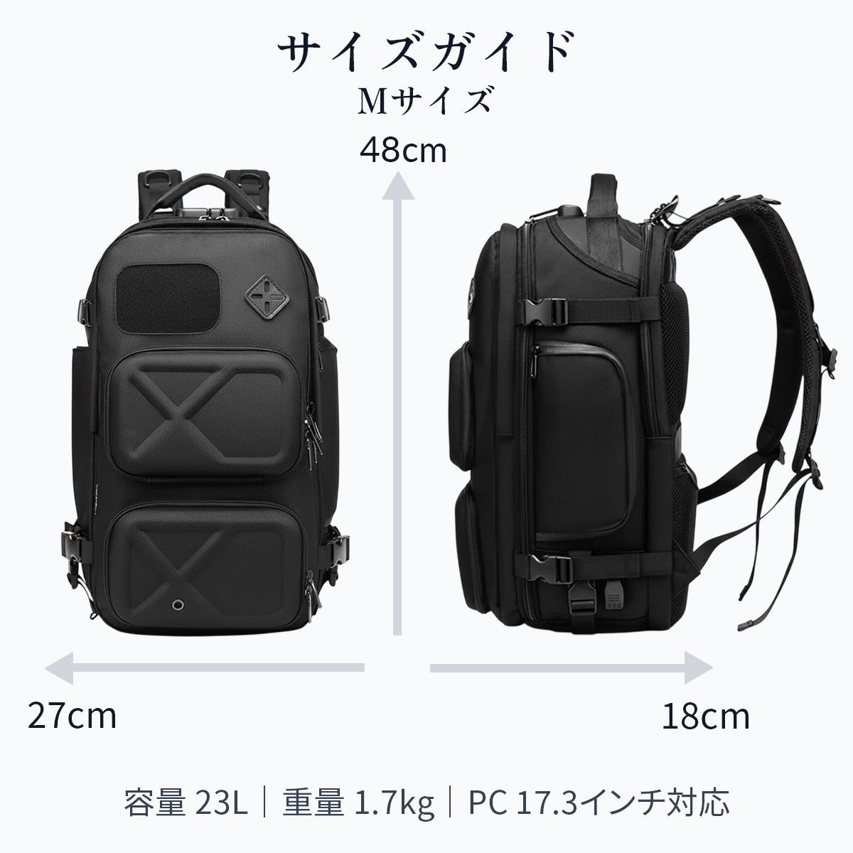 万能ビジネス＆アウトドア】ヘルシンキ 大型リュック by BRODERIK