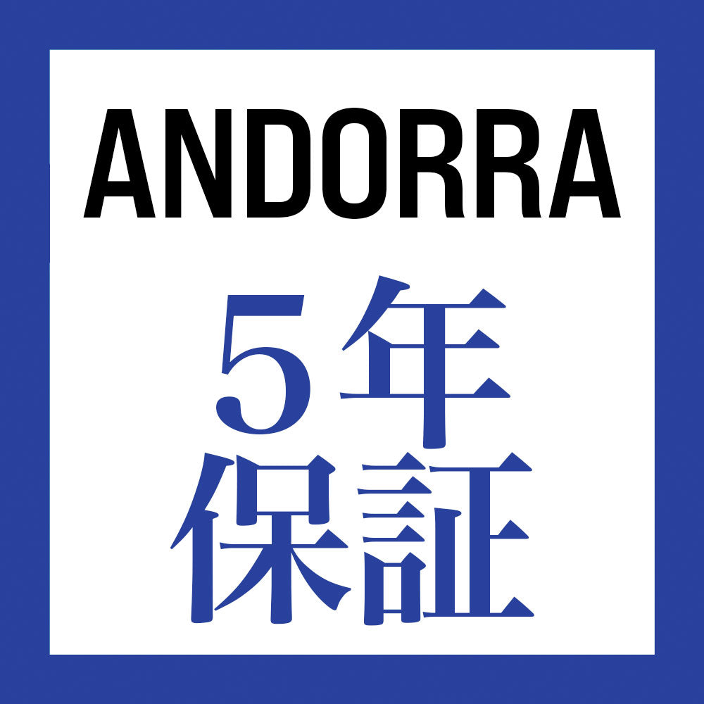 ５年間保証 - 無料交換（ANDORRA BACKPACK用）