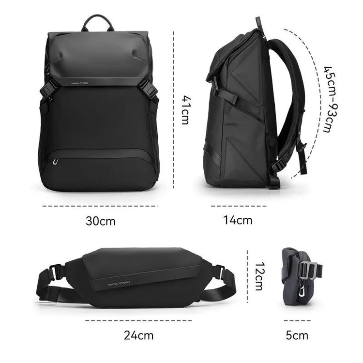 ブロデリック　バックパック Brisbane 18 l ボディバッグ付き ボディバッグ付属】ブリスベン ビジネスリュック by BRODERIK