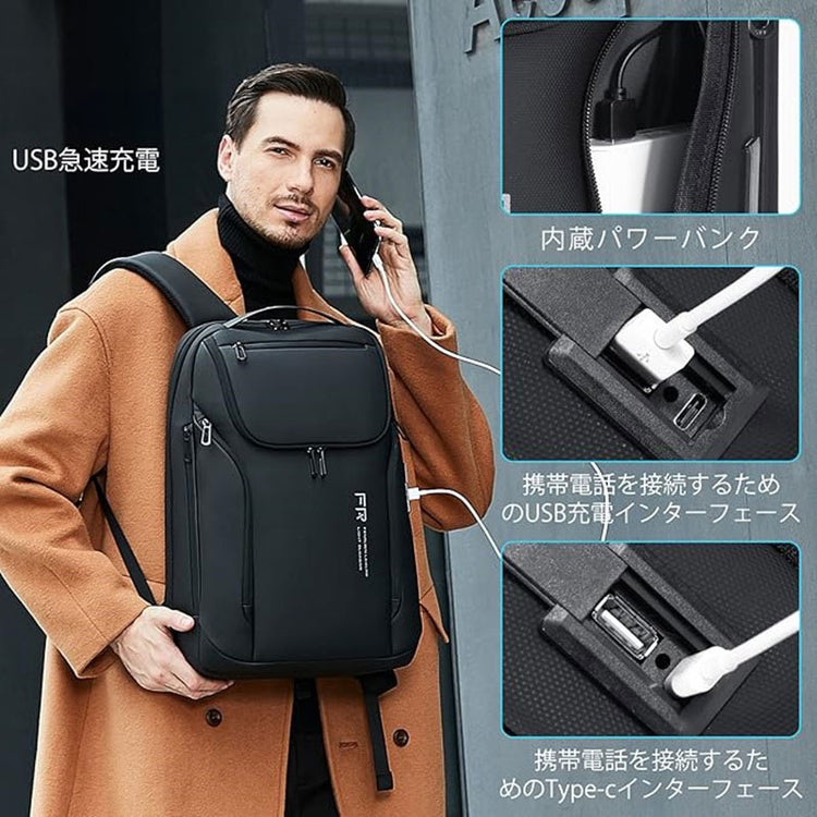 スマートデザイン】フレズノ 通勤ビジネスリュック by BRODERIK - Broderik