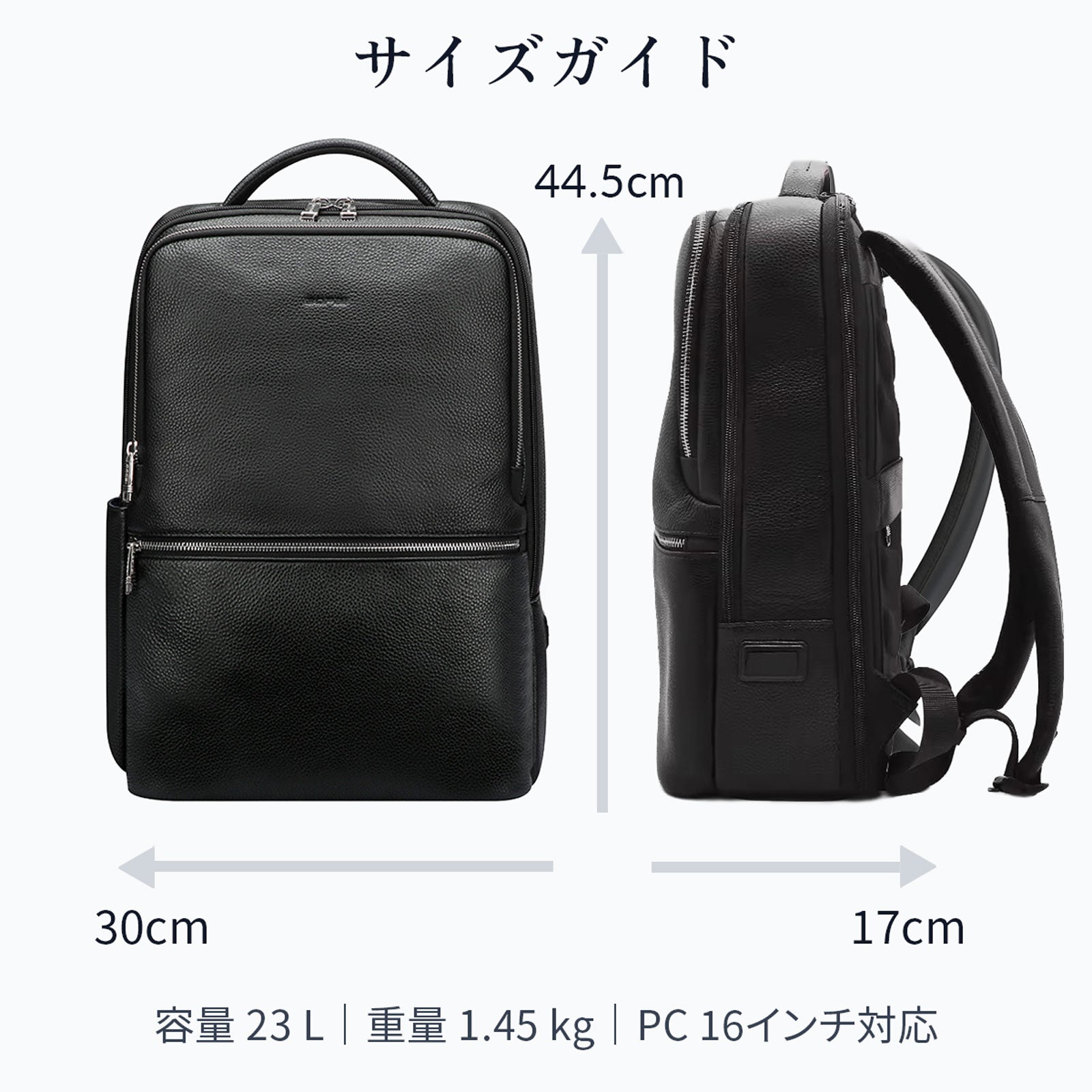 LONDON LEATHER BACKPACK