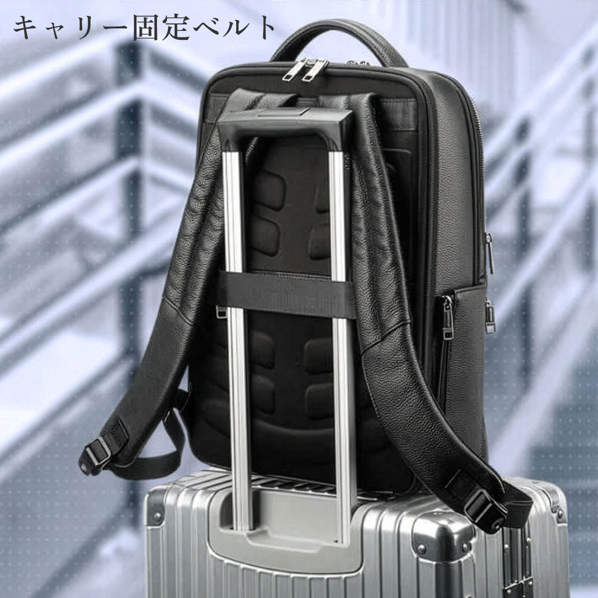 LONDON LEATHER BACKPACK