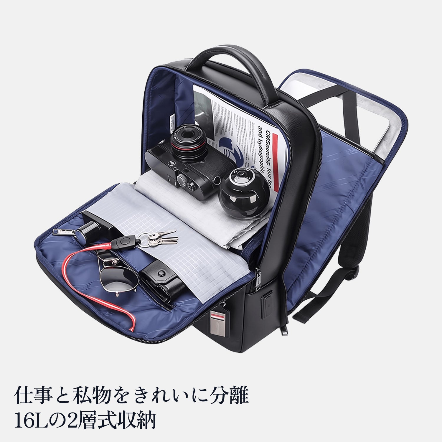 MANCHESTER LEATHER BACKPACK