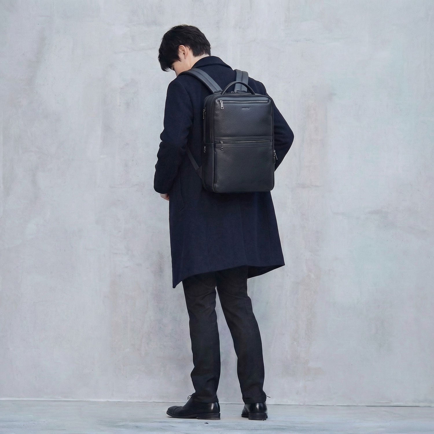 SERRES LEATHER BACKPACK